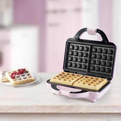 Toster për Waffle Bestron AWB700P, 750W, rozë