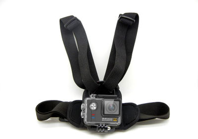 Mbajtëse kraharori EasyPix për GoPro 55232, me rripa që rregullohen, e zezë