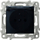 Prizë hermetike Ospel Szafir, IP44, montim nën suva, black metallic