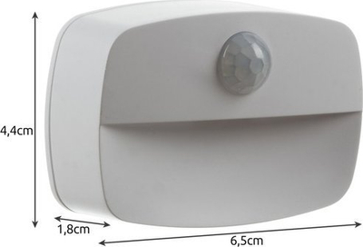 Llambë LED wireless me sensor lëvizjeje, me bateri, e bardhë