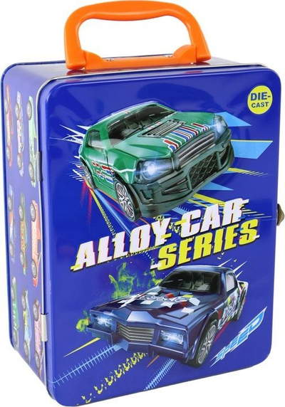 Set veturash Leantoys, 6 copë, 1:64, friction drive