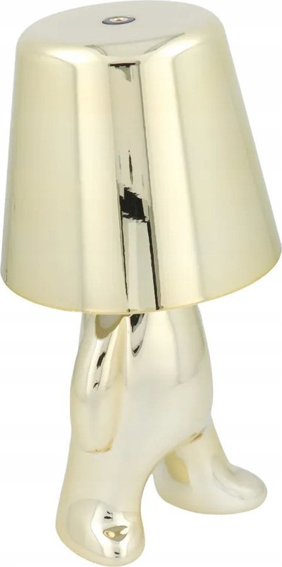 Табелна ламба OEM GOLD MAN Art Deco MLTL, LED со допир, USB, златна