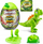 Lodër figurë Zuru Smashers Jurassic Light Up Dino Mini, vezë surprizë, me dino që ndizet, jeshile
