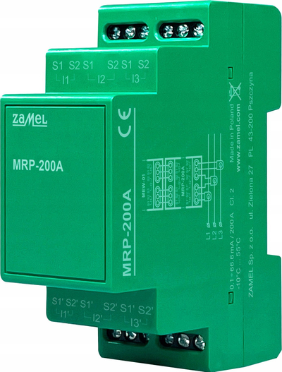 Modul transformatori rryme Zamel MEW-01, zgjerim 200A, për panele elektrike