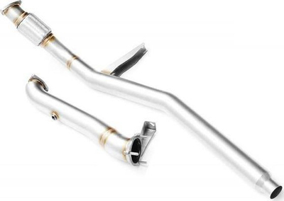 Downpipe me katalizator ACAR për Audi A6 2.7 3.0 TDI, diametër 76mm, çelik inox