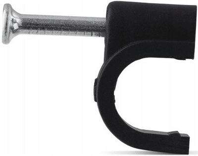 Mbajtëse kabllosh TRZ-6/B, diametër 6 mm, 100 copë, e zezë