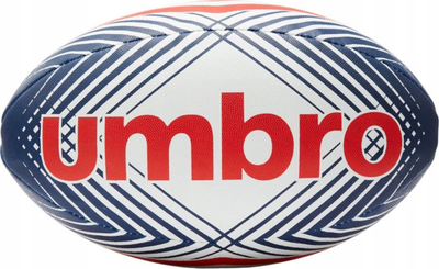 Топ рагби Umbro Rugby Game Ball R.5, големина 5, синтетичка гума, бело црвено сино