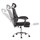 Karrige zyre BARNET HM18258.01, mesh, me mbështetëse këmbësh, e zezë
