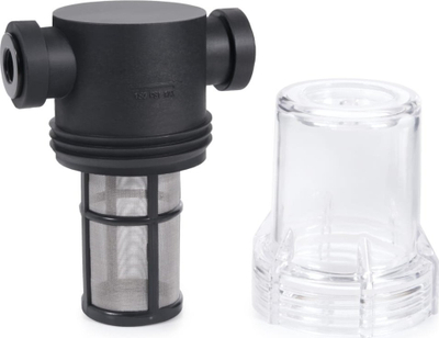 Filtër inline për ftohje me ujë Alphacool ES Big, lidhje G1/2", cilindër akrilik transparent