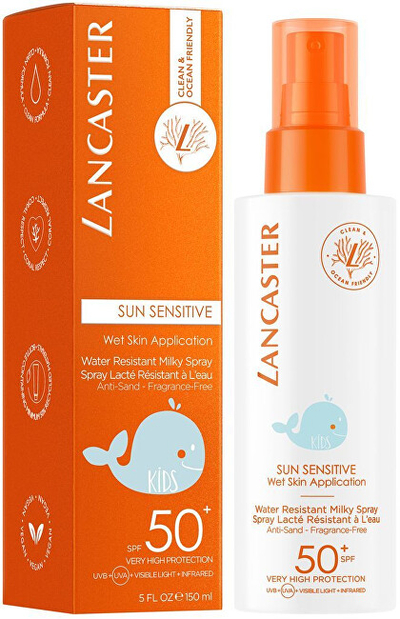 Sprej mbrojtës ndaj diellit Lancaster SPF 50+ Sun Sensitive, 150 ml