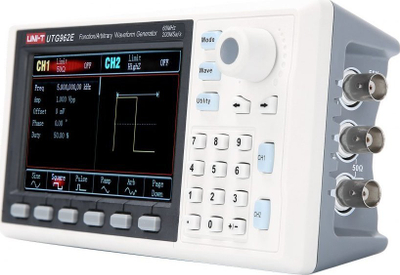 Gjenerator funksionesh Uni-T UTG962E me dy kanale, ekran 4.3", gri
