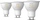 Llambë smart Philips Hue White Ambiance GU10, 5.2W, Bluetooth Zigbee, e bardhë, set 3 copë