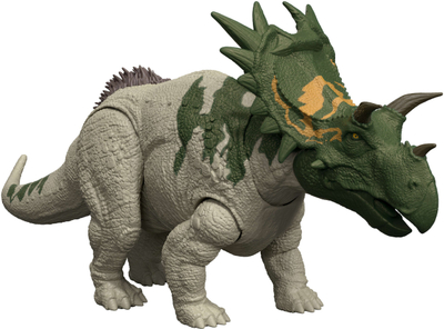 Figurë dinosauri Jurassic World Spiclypeus Rebirth, 28 cm, me zë, shumëngjyrëshe