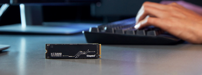 SSD Kingston KC3000, 1 TB, M.2, PCIe 4.0, NVMe, ngjyrë e zezë