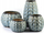 Mbulesë vazoje Divine Flowerpot, qeramike, 9.5 cm, blu-gri