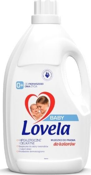 Detergjent i lëngshëm Lovela Baby, hipoalergjik, për rroba me ngjyra, 4.5L