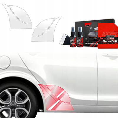 Film mbrojtës harku rrote GrizzGlass BodyShield, Kia Picanto 2023-2025, set 4 copë, transparent