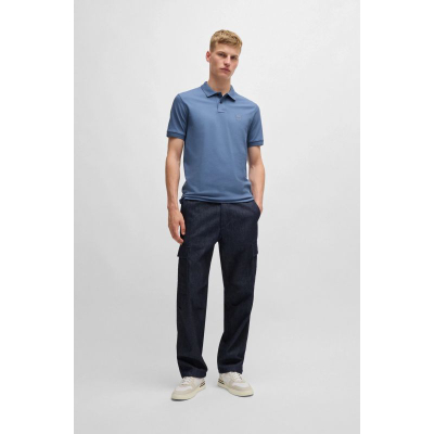 Поло блуза Boss Passenger 50507803, slim fit, сина