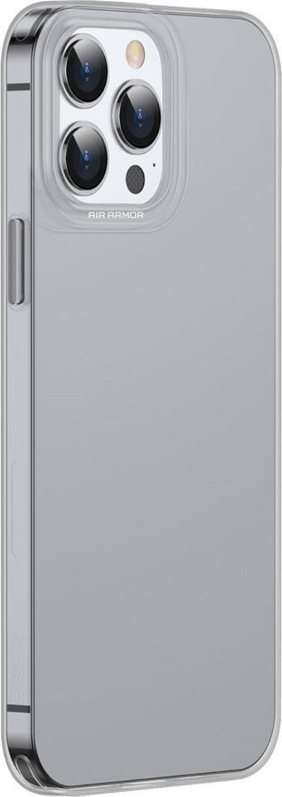 Mbrojtëse Baseus Simple Series për iPhone 13 Pro Max, transparente me të zezë