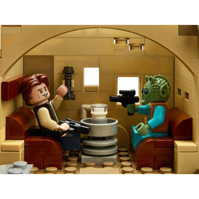 Lodër ndërtimi LEGO Star Wars Mos Eisley Cantina 75290, set koleksionistësh, shumëpjesësh, shumëngjyrëshe