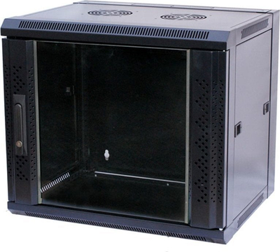Kabinet rrjeti Value 12U, për mur, 19", i zi