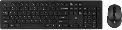 Сет тастатура и глушец Accura Delano ACC-K1306, безжичен, USB, црн