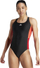 Kostum banje njëpjesësh Adidas 3 Stripes CB Suit W HY5893, për goca, i zi me të kuqe