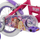 Biçikletë për kalamaj Huffy Disney Princess 24375W, 14", me rrota ndihmëse, rozë