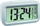 Radio orë me alarm TFA 60.2553.02, ekran LCD, me bateri, argjend e bardhë