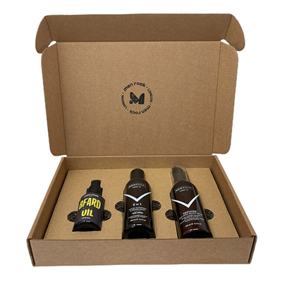 Set Men Rock London Oak Moss Beard Care, balsam 100 ml + sapun 100 ml + vaj 30 ml