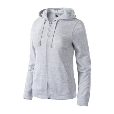 Bluzë me kapuç Martes Lady Sulli Sweatshirt W, pambuk poliester, me zinxhir, gri
