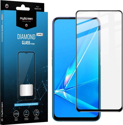 Xham mbrojtës MyScreen Diamond Glass Lite Edge, 9H, 0.33mm, i zi