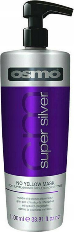 Maskë flokësh Osmo Super Silver No Yellow, 1000ml, për flokë biondë dhe gri