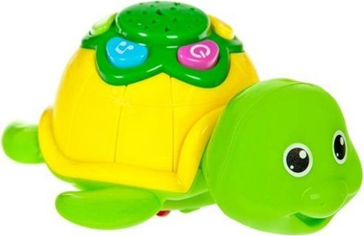 Lodër muzikore për kalamaj Funny Turtle, me drita, shumëngjyrëshe