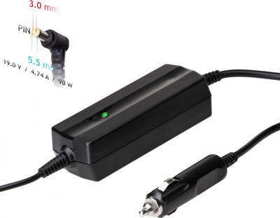 Adaptor karikues për laptop Akyga AK ND 37, 90W, 19V 4.74A, i zi