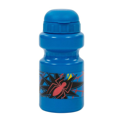 Bicikletë për kalamaj Toimsa Spiderman, 16", me rrota ndihmëse, blu e kuqe