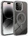 Kllëf telefoni Color Edge Mag Cover për iPhone 17 Air, MagSafe, gjysmë transparent, gri