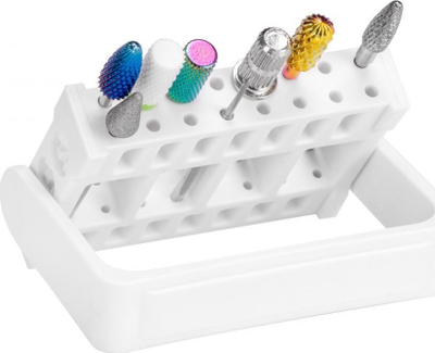 Mbajtëse frezash Activeshop EXO Stand Base, plastike, kompakte, bezhë