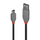 Kabllo USB LINDY Anthra Line, USB 2.0 Type A në Mini-B, 1m, e zezë