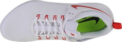 Atlete sportive Nike Air Zoom Hyperace 2, Zoom Air, taban gome, të bardha me të kuqe
