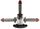 Smerilues Einhell TE-AG 125, 750 W, i kuq