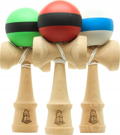 Lodër kendama Toys, dru, e kuqe