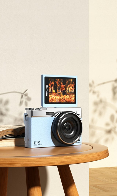 Aparat digjital Xrec C77, 64MP, 4K, i kaltër