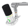Mikrofon dinamik Maono PD200X, USB C XLR, RGB, i bardhë