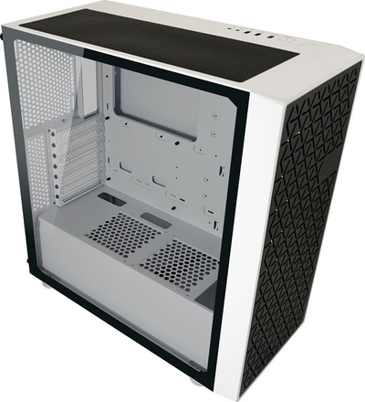 Kutia PC gaming LC-Power 714W GacruxX, Midi Tower, ATX, e zezë e bardhë