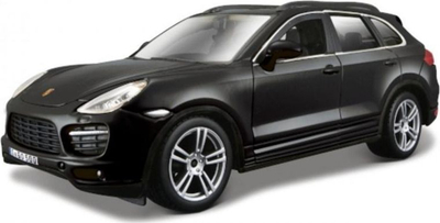 Makina model Bburago Porsche Cayenne Turbo, shkalla 1:24, e zezë