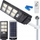 Lampë rruge diellore LED 270W, dritë e bardhë e ftohtë 6000K, IP65, ngjyrë e zezë