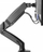 Mbajtëse tavoline për monitor Deltaco ARM-534, 13-27", me gaz, e zezë