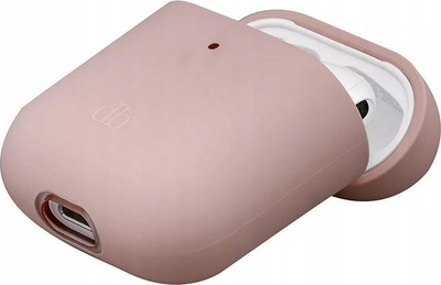 Навлака за слушалки Епл Ерподс Дбраманте1928 Коста Рика, за Ерподс трета генерација, силикон, розова розев песок