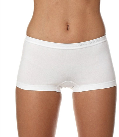 Pantallona bokser për goca Brubeck Comfort Cotton BX10470A, pa qepje, madhësia S, të bardha